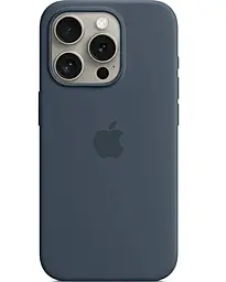 Чехол Silicone Case Full with MagSafe and SplashScreen для Apple iPhone 14 Pro Max Storm Blue - фото Чехол Silicone Case Full with MagSafe and SplashScreen для Apple iPhone 14 Pro Max Storm Blue