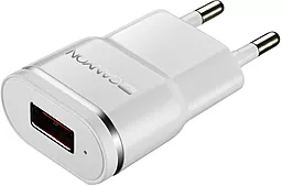 Сетевое зарядное устройство Canyon 1a home charger white/silver (CNE-CHA01WS)