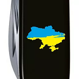 Мультитул Victorinox Spartan Ukraine (1.3603.3_T1166u) Black Карта Украины сине-желтая - миниатюра 3