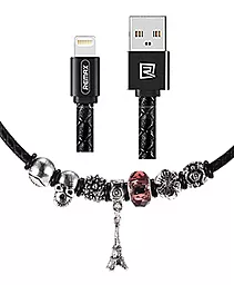 USB Кабель Remax Jewellery Lightning Eiffel Tower Cable 0.5M Black (RC-058i)