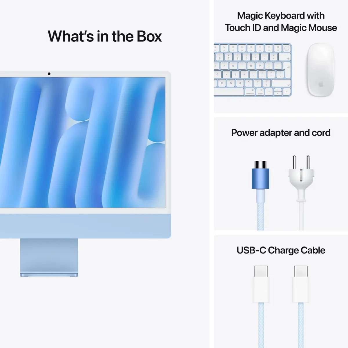 Моноблок Apple iMac 24 M4 Blue (MWV13) - фото 9