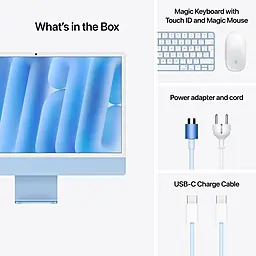 Моноблок Apple iMac 24 M4 Blue (MWV13) - миниатюра 9 Моноблок Apple iMac 24 M4 Blue (MWV13) - миниатюра 9