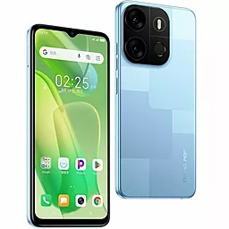 Смартфон Tecno Pop 7 (BF6) 2/64GB Capri Blue (4895180793592) - фото Смартфон Tecno Pop 7 (BF6) 2/64GB Capri Blue (4895180793592)