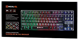 Клавиатура REAL-EL 8710 Gaming TKL Backlit Black - миниатюра 6