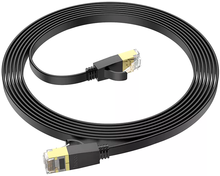Патч-корд Hoco US07 General RJ-45 3м Cat. 6 чёрный - фото 2