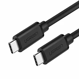 USB PD Кабель Ugreen US286 Nickel Plating 60W 3A 0.5M USB Type-C - Type-C Cable  Black