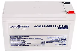 Аккумуляторная батарея Logicpower 12V 7.2 Ah Silver (LP-MG 12 - 7.2 AH Silver) GEL