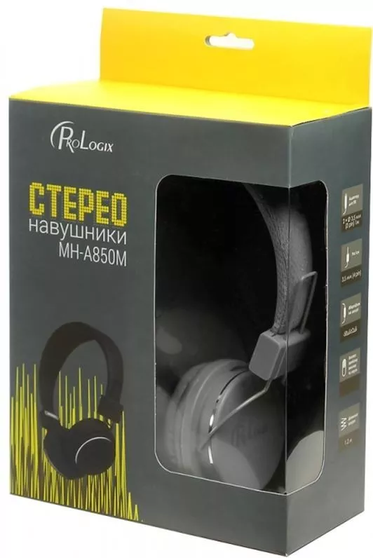 Наушники PrologiX MH-A850M Grey - фото 5