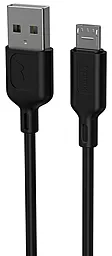 Кабель USB T-PHOX T-M829 Fast 3A micro USB Cable Black