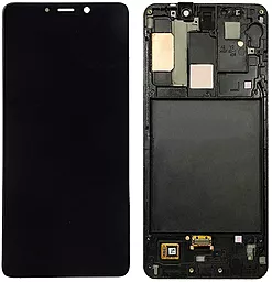Дисплей Samsung Galaxy A9 A920 2018 з тачскріном і рамкою, (OLED), Black