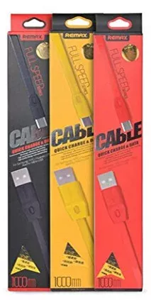 Кабель Remax Full Speed USB-A - micro USB 12w 2.4a 1м cable Red (RC-001m) - фото 5