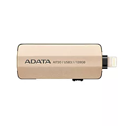Флешка ADATA USB 3.1 128GB AI720 (AAI720128GCGD) Golden - фото Флешка ADATA USB 3.1 128GB AI720 (AAI720128GCGD) Golden