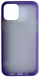 Чохол 1TOUCH Gingle Matte для Apple iPhone 12, iPhone 12 Pro Lilac/Green
