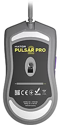 Компьютерная мышка HATOR Pulsar 2 Pro USB Titanium (HTM-526) - миниатюра 5 Компьютерная мышка HATOR Pulsar 2 Pro USB Titanium (HTM-526) - миниатюра 5