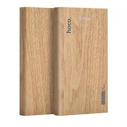 Повербанк Hoco B36 Wooden 13000 mAh Oak wood - фото Повербанк Hoco B36 Wooden 13000 mAh Oak wood