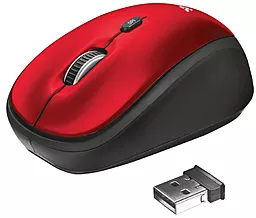 Компьютерная мышка Trust Rona Wireless Mouse Red (22928)