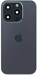 Задня кришка корпусу Apple iPhone 15 Pro з корпусною рамкою та бездротовою зарядкою, Original Blue Titanium