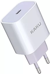 Мережевий зарядний пристрій iKaku KSC-500 HELI USB-C PD 20W 3A White