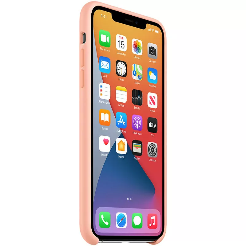Чехол Silicone Case для Apple iPhone 11 Pro Max Grapefruit - фото 3