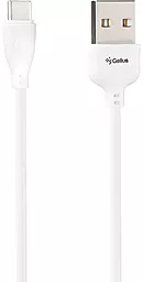 Кабель Gelius Pro WineGlass USB-A - Type-C 10w 1м cable White - миниатюра 2 Кабель Gelius Pro WineGlass USB-A - Type-C 10w 1м cable White - миниатюра 2