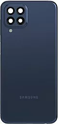 Задняя крышка корпуса Samsung Galaxy M33 M336 2022 со стеклом камеры  Blue