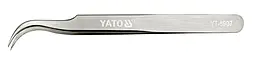 Пинцет изогнутый Yato YT-6907 - фото Пинцет изогнутый Yato YT-6907