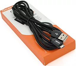 USB Кабель iKaku KSC-698 XIANGSU 12W 2.4A 2M micro USB Cable Black