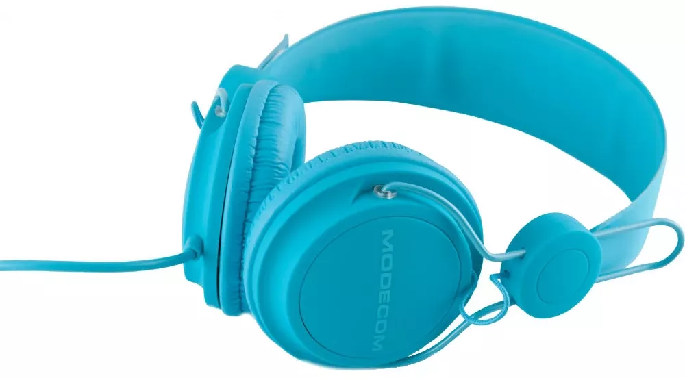 Наушники Modecom MC-400 Fruity Blue - фото 1