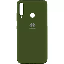 Чехол Epik Silicone Cover My Color Full Protective (A) Huawei P40 Lite E, Y7p 2020 Forest green