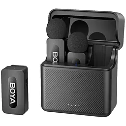 Петличный микрофон Boya BY-V35 TRS for camera Black - фото Петличный микрофон Boya BY-V35 TRS for camera Black