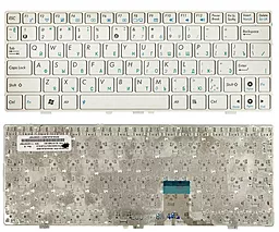 Клавіатура для ноутбуку Asus EEE PC 1000H біла