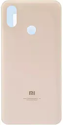 Задняя крышка корпуса Xiaomi Mi 8 Original Gold - фото Задняя крышка корпуса Xiaomi Mi 8 Original Gold