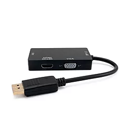Відео перехідник (адаптер) ExtraDigital DisplayPort - HDMI, DVI, VGA (KBV1734) - мініатюра 2
