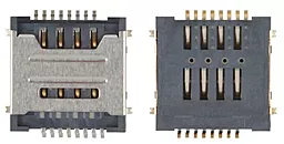 Конектор SIM-карти Lenovo A800 / A890 - фото Конектор SIM-карти Lenovo A800 / A890