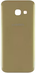 Задняя крышка корпуса Samsung Galaxy A3 2017 A320F Original Gold Sand - фото Задняя крышка корпуса Samsung Galaxy A3 2017 A320F Original Gold Sand