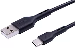 Кабель Hoco DU26 Long 8mm Plug USB-A - Type-C 15w 3a 1м cable Black