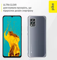 Чехол Piko Shockproof для Xiaomi Mi 10 Lite Transparent - миниатюра 4 Чехол Piko Shockproof для Xiaomi Mi 10 Lite Transparent - миниатюра 4