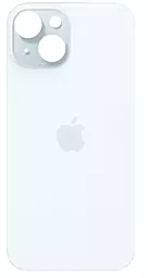 Задняя крышка корпуса Apple iPhone 15 (small hole) Original Blue - фото Задняя крышка корпуса Apple iPhone 15 (small hole) Original Blue