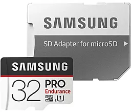 Карта памяти Samsung microSDHC 32GB Pro Endurance Class 10 UHS-I U1 + SD-адаптер (MB-MJ32GA/APC)