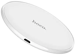 Бездротовий (індукційний) зарядний пристрій Hoco CW6 15w charging wireless fast charger white - фото Бездротовий (індукційний) зарядний пристрій Hoco CW6 15w charging wireless fast charger white