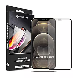 Защитное стекло MAKE Premium Full Cover Full Glue для Apple iPhone 12 Pro Max Clear (MGFPAI12PM)