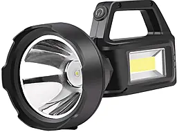 Фонарик аккумуляторный Quantum Tracker 3W LED+COB з функцією powerbank + подарок QM-FL1043 (QM-FL1063-PR1) - фото Фонарик аккумуляторный Quantum Tracker 3W LED+COB з функцією powerbank + подарок QM-FL1043 (QM-FL1063-PR1)
