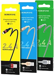 USB Кабель Borofone BX21 Lightning Cable Rose/Gold - мініатюра 2