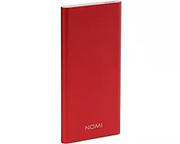 Повербанк Nomi E100 10000 mAh Red - фото Повербанк Nomi E100 10000 mAh Red
