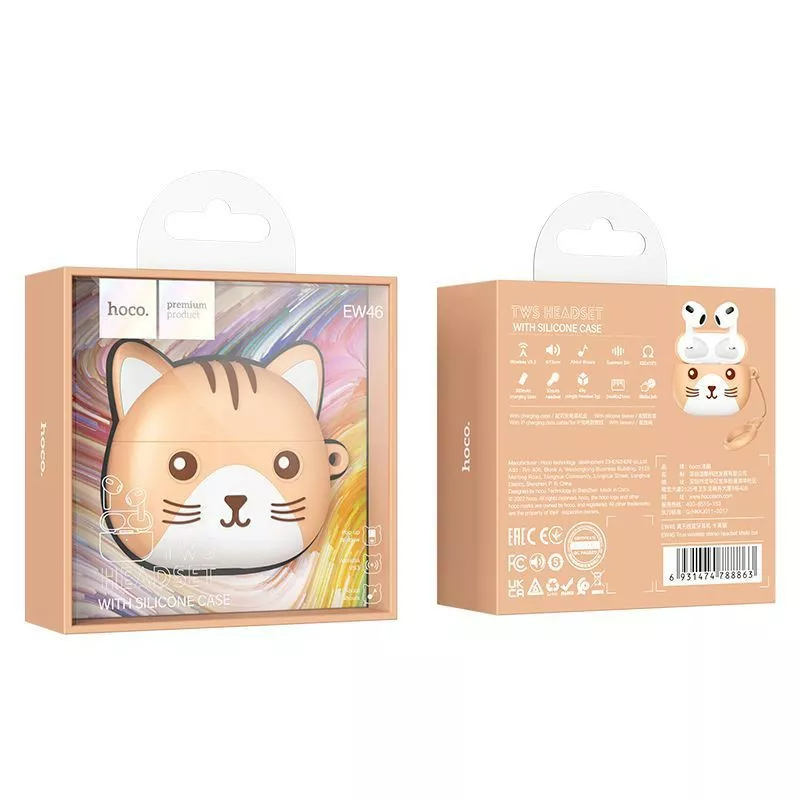 Навушники Hoco EW46 Khaki Cat - фото 6