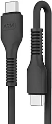 USB PD Кабель ArmorStandart 3A USB Type-C - Type-C Cable Black (ARM65293)