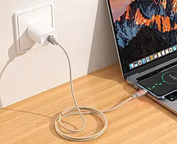 Кабель Hoco U144 USB-A - Type-C 15w 3a 1.2м cable Gold - миниатюра 4 Кабель Hoco U144 USB-A - Type-C 15w 3a 1.2м cable Gold - миниатюра 4