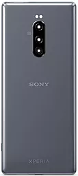 Задняя крышка корпуса Sony Xperia 1 J9110 (Xperia XZ4) со стеклом камеры Original Gray - фото Задняя крышка корпуса Sony Xperia 1 J9110 (Xperia XZ4) со стеклом камеры Original Gray