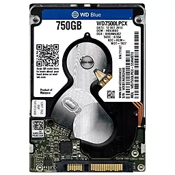 Жесткий диск для ноутбука Western Digital Blue 750 GB 2.5 (WD7500LPCX_)