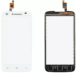 Сенсор (тачскрин) Lenovo A378, A378T (original) White